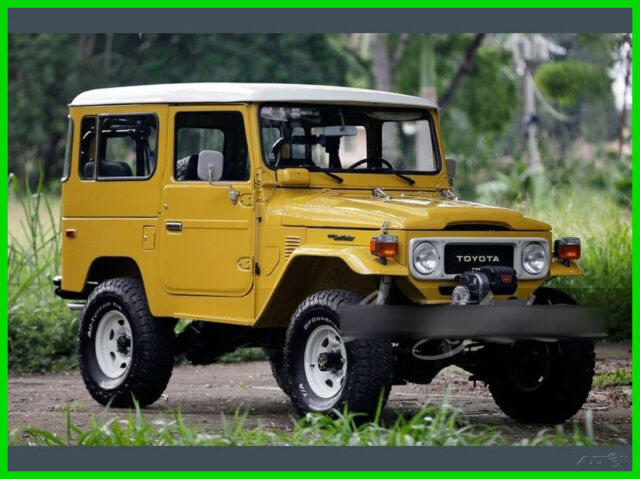 1981 Toyota Land Cruiser 4.2L I6 Manual 4WD SUV 1981 Toyota Land Cruiser