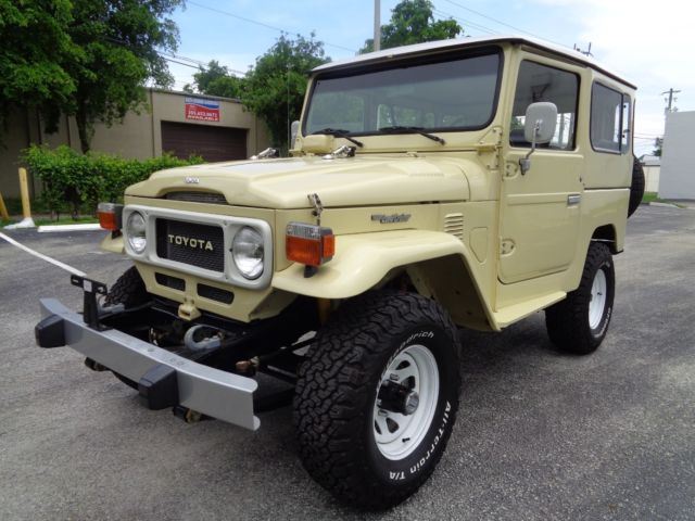 1981 TOYOTA LAND CRUISER FJ40 FRAME OFF RESTORATION A/C LIKE BRAND NEW !!! 1981 Toyota Land Cruiser FJ40 LIKE BRAND NEW !!! FRAME OFF RESTORATION !!!