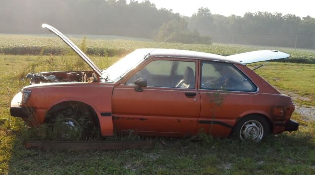 1981 Toyota Tercel Corolla FOR PARTS not running Rare Clear Title 3 dr Hatchback 1981 Toyota Tercel