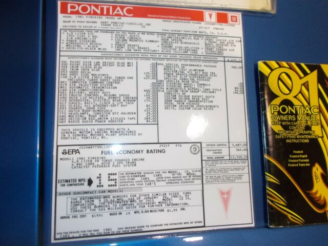 1981 Pontiac Trans Am TURBO TRANS AM - photo 9
