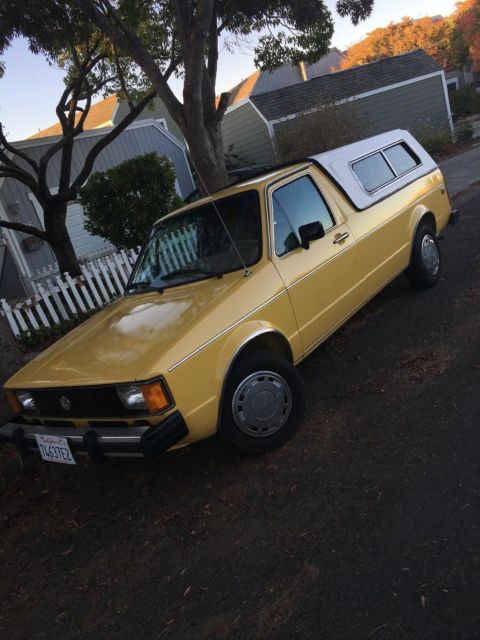 1981 Volkswagen Rabbit Caddy 1.9L Diesel 5-speed 1981 Volkswagen Rabbit