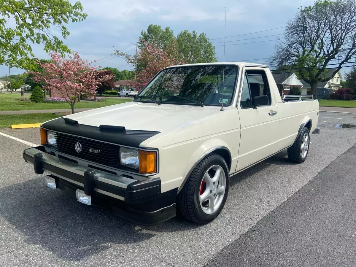 1981 Volkswagen Rabbit Caddy Pickup Truck 1.6L Diesel 5 Speed California VW 1981 Volkswagen Caddy