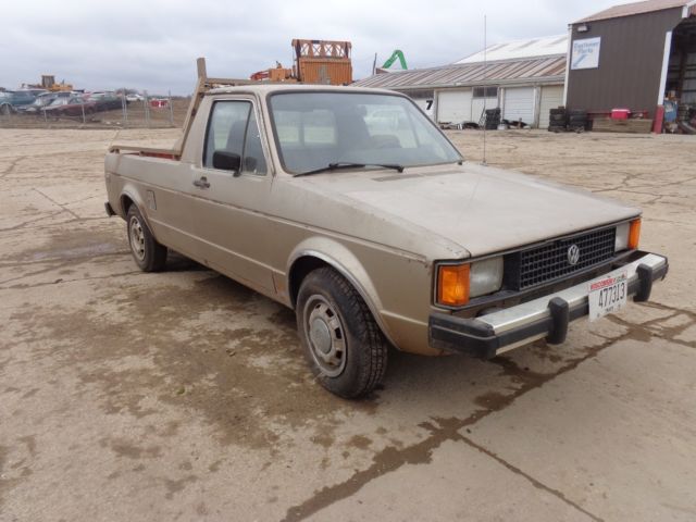 1981 VOLKSWAGEN RABBIT PICKUP, DIESEL , SOLID VINTAGE PROJECT 1981 Volkswagen Rabbit PICK UP