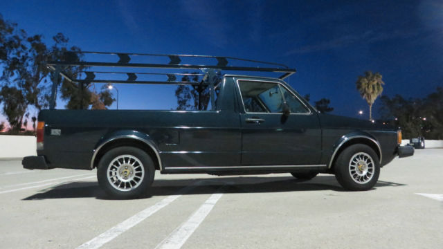 1981 Volkswagen Rabbit Pickup LX Standard Cab Pickup 2-Door 1.6L caddy 1981 Volkswagen Rabbit