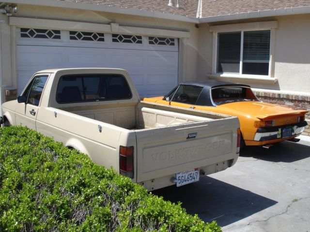 1981 vw pickup NO RESERVE low mile engine DIESEL solid daily drive status EXTRAS 1981 Volkswagen Rabbit