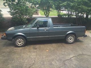 1981 VW Rabbit Caddy Diesel Pickup Truck Volkswagen 1981 Volkswagen Rabbit