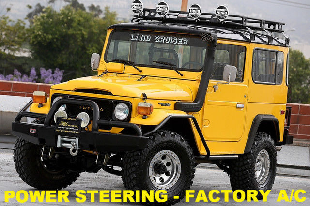 1981 Yellow FJ40! 1981 Toyota Land Cruiser FJ40