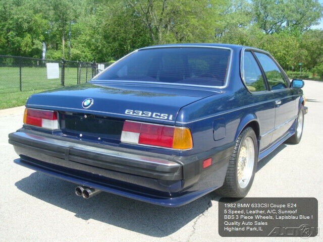 1982 BMW 633 633CSI - photo 9