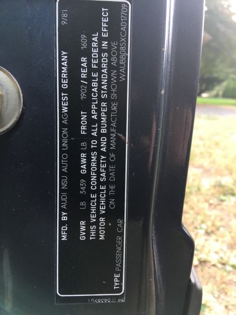 1982 Audi Coupe - photo 6