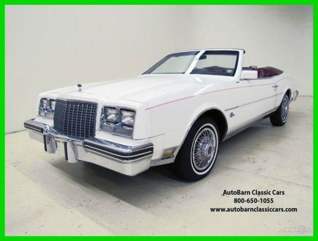 1982 Base 2dr Convertible Used 5L V8 16V Automatic RWD 1982 Buick Riviera Base 2dr Convertible