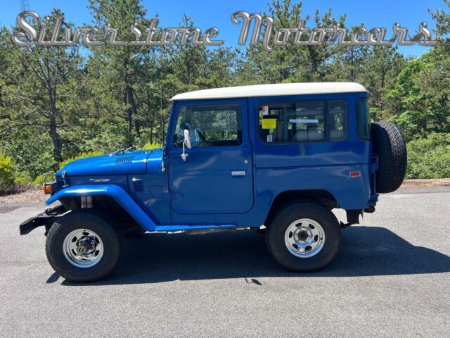 1982 Blue Original One Owner Low Miles Manual 4WD Hardtop 1982 Toyota Land Cruiser FJ40
