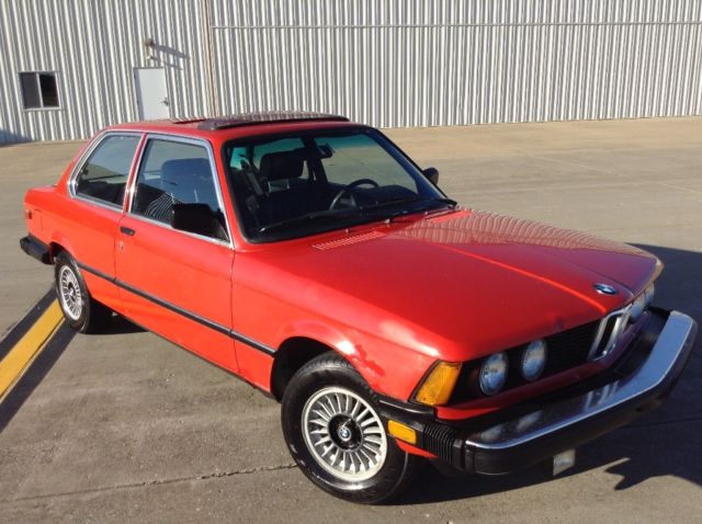1982 BMW E21 320i Henna Red on Black Fuel Injected 135076 mi NO RESERVE RARE YR! 1982 Ford BMW 3 Series 320i