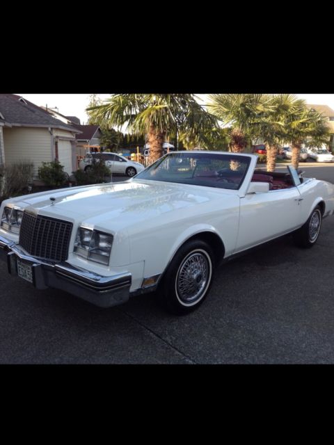 1982 Buick Riviera Limited Edition Convertible 2-Door 5.0L 1 Owner Showroon MINT 1982 Buick Riviera