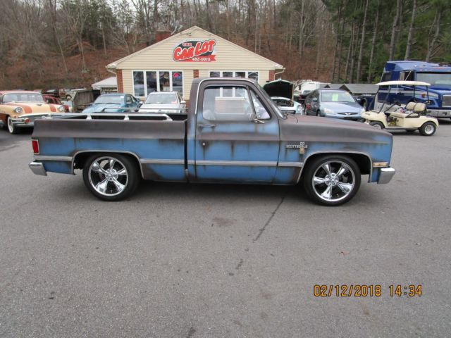 1982 CHEVROLET C10 SHORT BED SHOP TRUCK HOT ROD PATINA FAUXTINA SQUARE BODY 1982 Chevrolet C-10 SHORTBED
