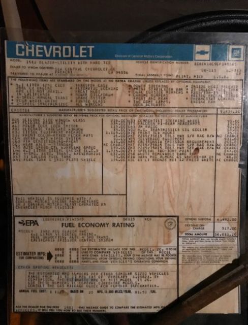 1982 Chevrolet Blazer Silverado K5 - photo 7