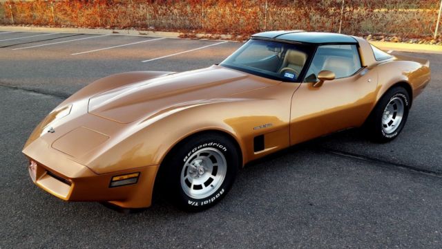 1982 Chevrolet Corvette C3 Coupe in Excellent condition one of only 648 in gold 1982 Chevrolet Corvette