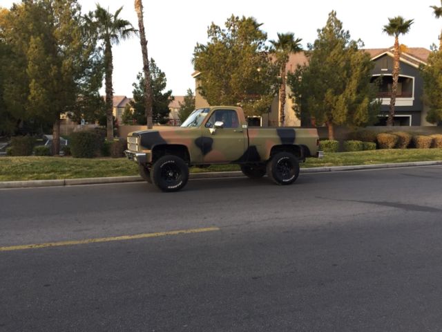 1982 Chevrolet Short bed diesel 4x4 1982 Chevrolet C/K Pickup 1500 K10 4x4