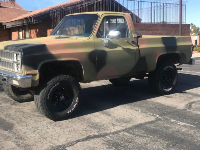 1982 Chevrolet Shortbed K10 4x4 6.2 Diesel (NO RESERVE, 7 DAY AUCTION) 1982 Chevrolet C-10 2 DOOR