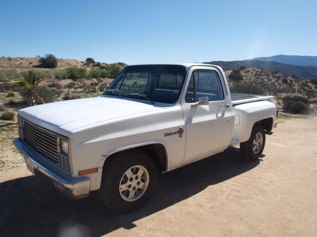 1982 chevy c10 gmc short bed stepside solid as new no rust ca. truck 1982 Chevrolet C-10 pickup