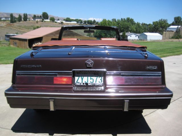 1982 Chrysler LeBaron Mark Cross Edition - photo 11