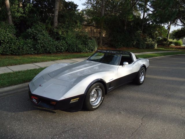 1982 CORVETTE - BEAUTIFUL COLOR COMBINATION - VERY PRETTY CAR - MIRROR T- TOPS 1982 Chevrolet Corvette GRAY