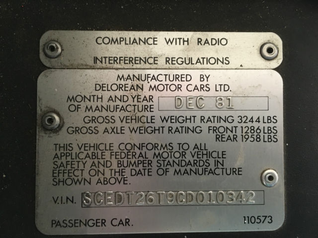 1982 DeLorean DMC 12 Base Coupe 2-Door - photo 9