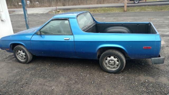 1982 DODGE RAMPAGE 2.2 MANUAL TRANNY!!! 1982 Dodge Other Pickups