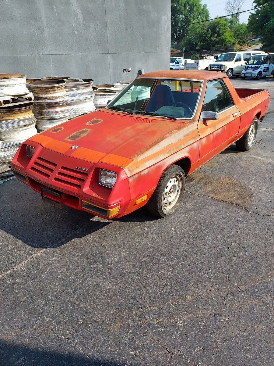 1982 Dodge Rampage Pickup Orange FWD Automatic 1982 Dodge Other Pickups