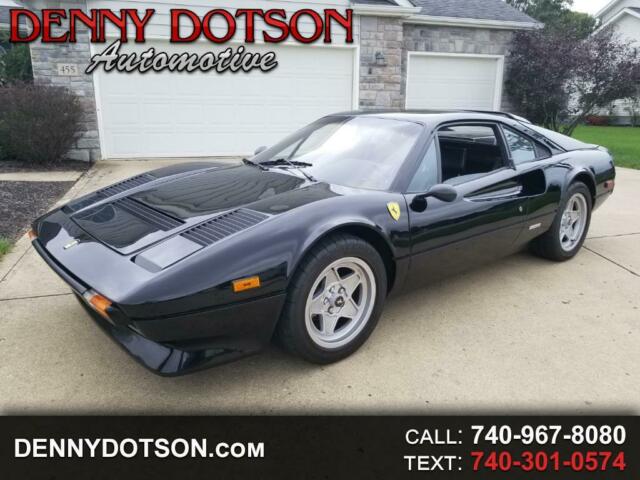 1982 Ferrari 308 Hard To Find GTBi 27,703 Miles Black on Black Tons of Records! 1982 Ferrari 308 GTBi