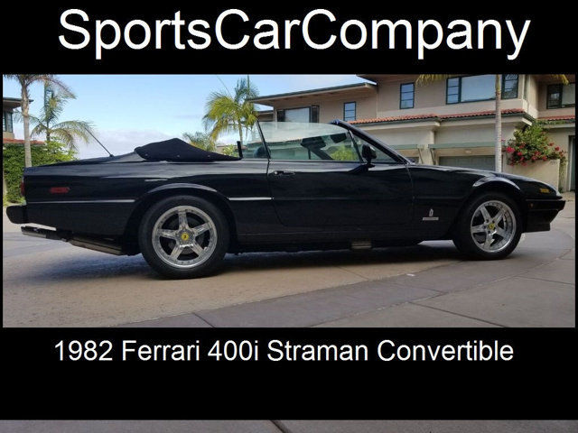 1982 FERRARI 400i STRAMAN CONVERTIBLE RESTORED RARE EDITION PRICED TO SELL 1982 Ferrari 400i Straman Convertible 400i Straman Convertible