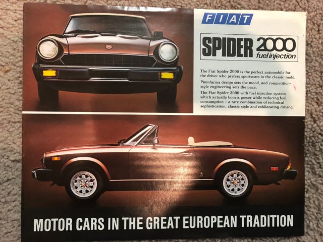 1982 Fiat 124 Spider PININFARINA - AZZURRA - photo 4
