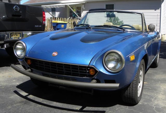 1982 Fiat 124 Spider Pinifanina 1982 Fiat Other Spider
