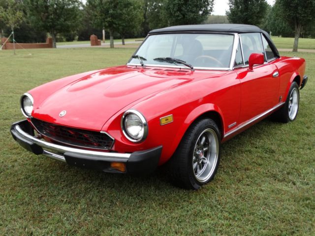 1982 FIAT 124 SPIDER PININFARINA 2000 1982 Fiat 124 Spider