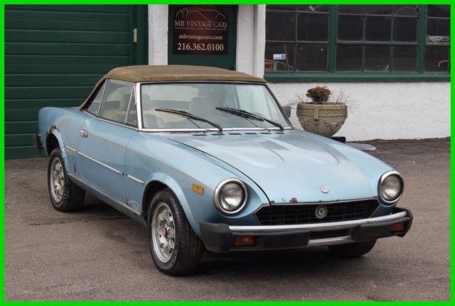1982 Fiat 2000 Spider NO RESERVE!! 1982 Fiat Other Spider Convertible 2-Door