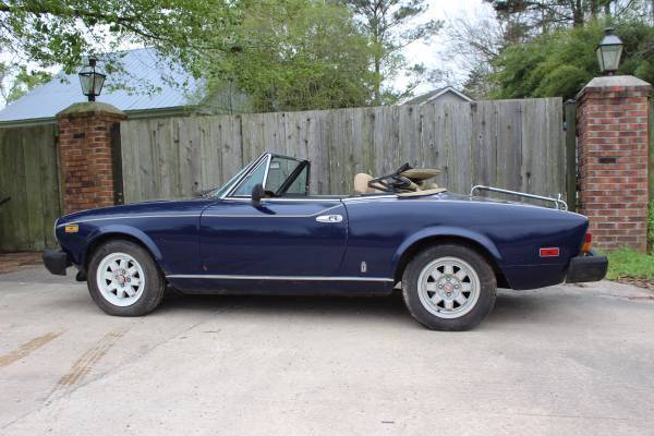 1982 Fiat Spider 124 Pininfarina 2000 1982 Fiat Other