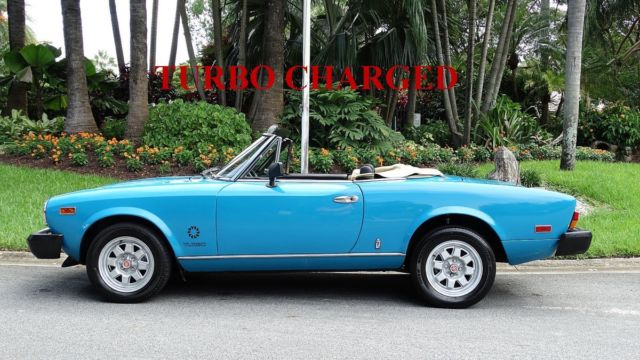 1982 Fiat SPIDER 2000 TURBO CONVERTIBLE LEGEND TURBO CHARGED - photo 2