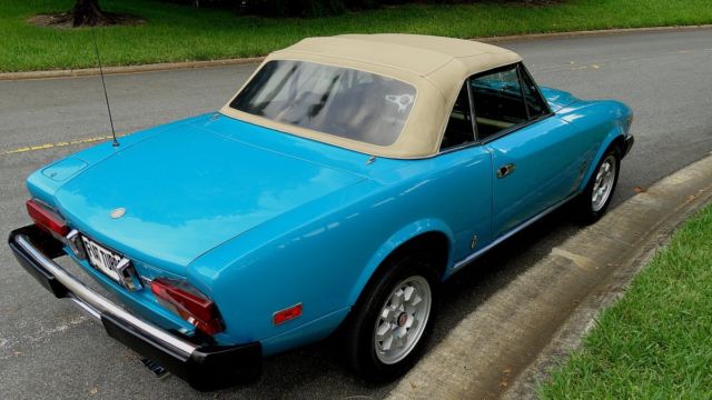 1982 Fiat SPIDER 2000 TURBO CONVERTIBLE LEGEND TURBO CHARGED - photo 5