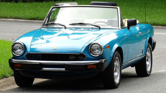 1982 Fiat SPIDER 2000 TURBO CONVERTIBLE LEGEND TURBO CHARGED - photo 7