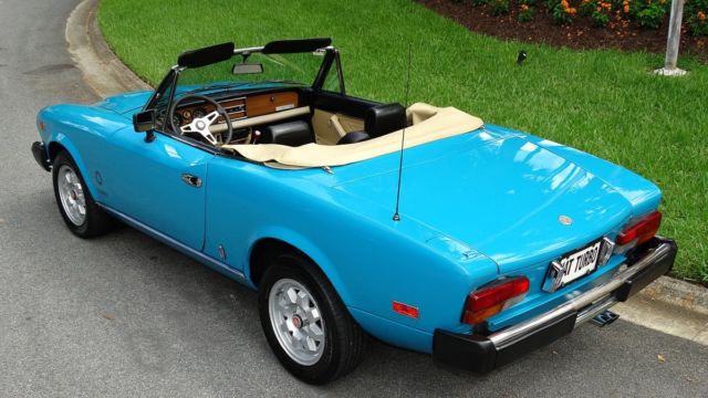 1982 Fiat SPIDER 2000 TURBO CONVERTIBLE LEGEND TURBO CHARGED - photo 8