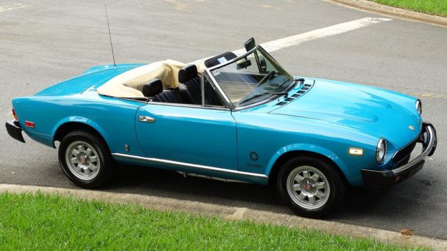 1982 Fiat SPIDER 2000 TURBO CONVERTIBLE LEGEND TURBO CHARGED - photo 9