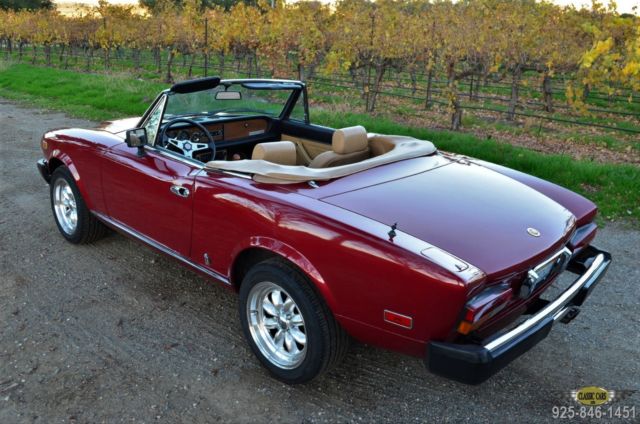 1982 Fiat 124 Spider 2000 RESTORED CA. LOW MI. - photo 4