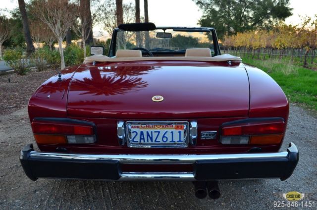 1982 Fiat 124 Spider 2000 RESTORED CA. LOW MI. - photo 6
