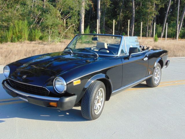 1982 Fiat Spider 2000 Pininfarina 1982 Fiat Other Pininfarina