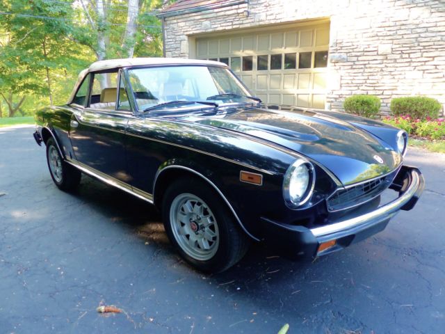 1982 FIAT SPIDER 2000 PININFARINA CONVERTIBLE MODEL 124 OUTSTANDING CONDITION 1982 Fiat 2000 124