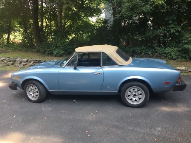 1982 FIAT SPIDER CONVERTIBLE 1982 Fiat 124 Spider