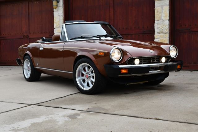 1982 Fiat 124 Spider Spider 2000 Performance Custom