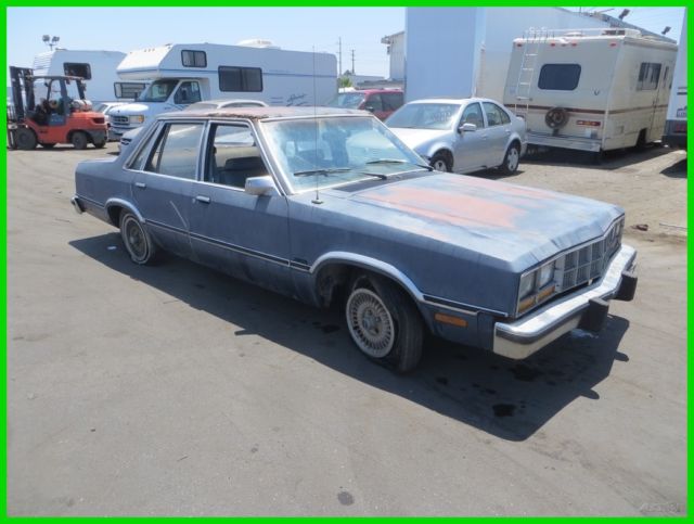 1982 Ford Fairmont Futura Used 3.3L I6 12V Automatic NO RESERVE 1982 Ford Fairmont Futura
