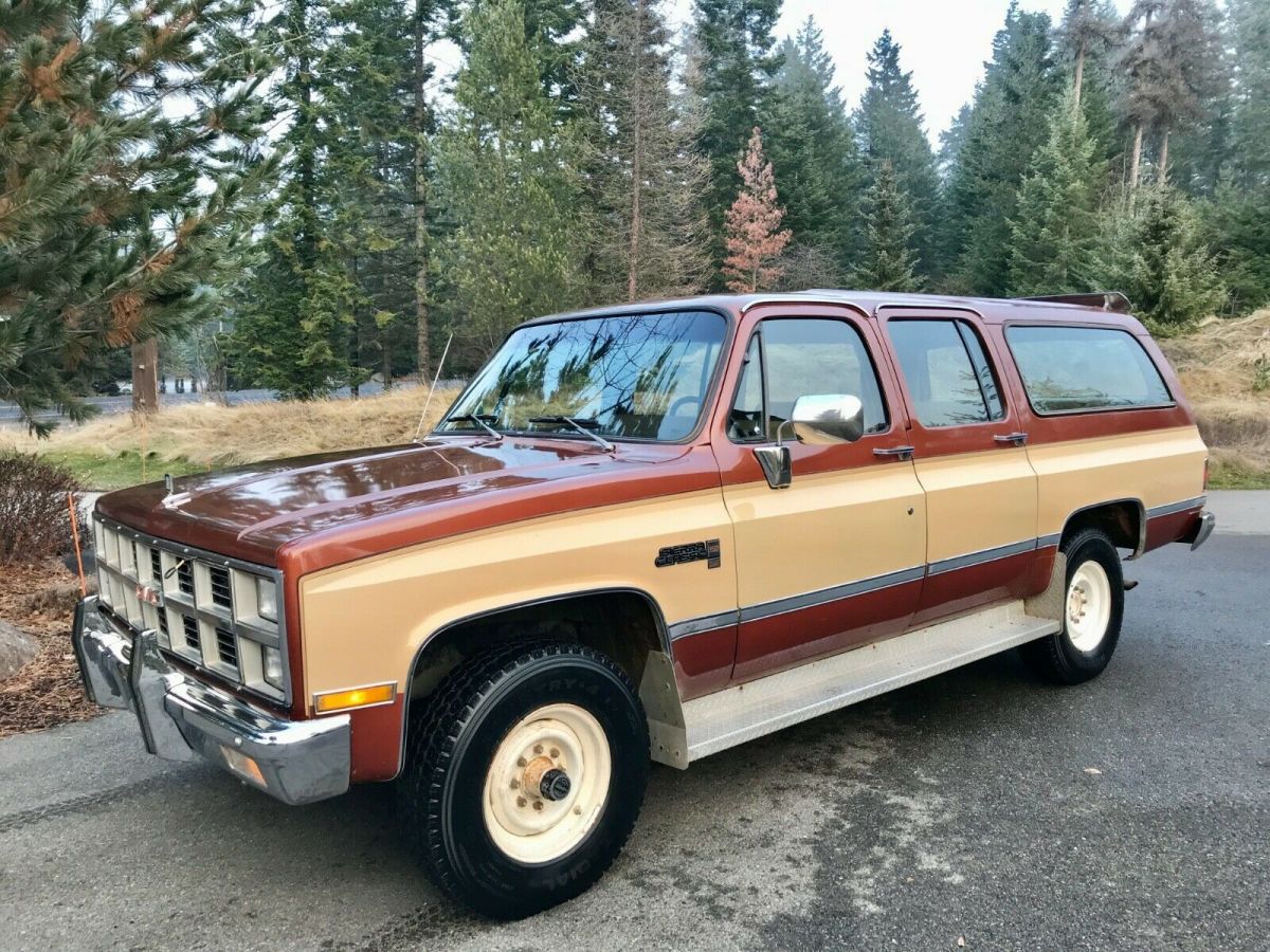 1982 GMC Suburban 2500 4x4 Sierra Classic 6.2 Dsl 2 Owner Survivor - photo 4