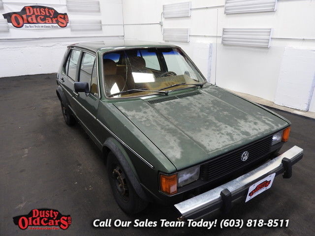 1982 Green LS 5spd man Fac AC Body Int Good! 1982 Volkswagen Rabbit LS 5spd man Fac AC Body Int Good