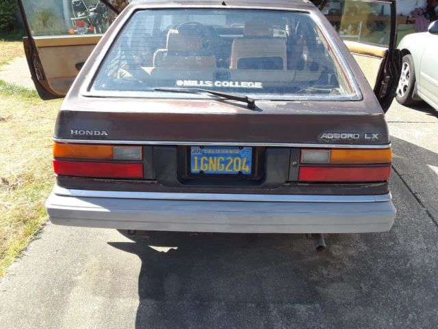 1982 HONDA ACCORD LX, BROWN 1982 Honda Accord LX